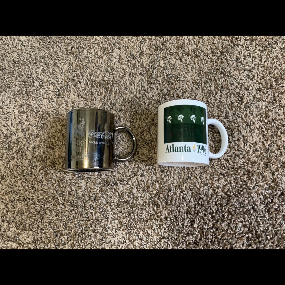 Vintage 1996 Atlanta Olympics Coffee Mugs